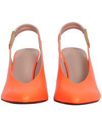 Balmain Tara Leather Court Shoes - Multicolour