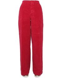 DSquared² - Ribbed Wide Leg Pants - Lyst