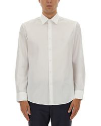 BOSS - Poplin Shirt - Lyst