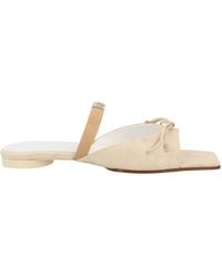 MM6 by Maison Margiela - Sandalo Slingback Con Dettaglio A Fiocco - Lyst