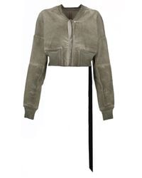 Rick Owens - Flight Denim Cropped Jacket - Lyst