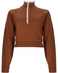 Chloé - Pullover A Collo Alto - Lyst