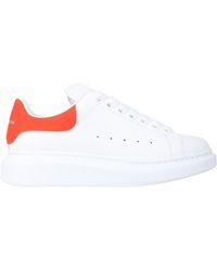 Alexander McQueen Oversize Leather Sneakers - Orange