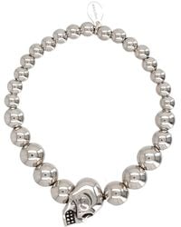 McQueen - Skull Bracelet - Lyst