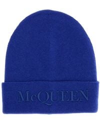 McQueen - Hat With Logo - Lyst