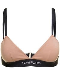 Tom Ford - TOP IN MODAL JERSEY CON BANDA LOGATA - Lyst