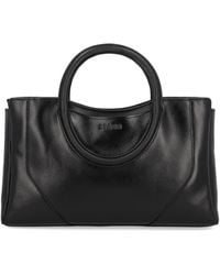 STAUD - Leather Top Handle Tote Bag - Lyst