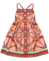 Dolce & Gabbana - Abito A Fantasia Senza Maniche - Lyst