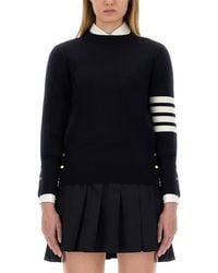 Thom Browne - Milano Stitch Jersey With 4 Bars - Lyst