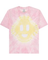 CASABLANCA - Tie-Dye Crew Neck T-Shirt - Lyst