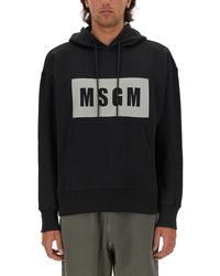 MSGM - Sweatshirt With Logo - Lyst