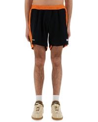 Wales Bonner - Contrast Panel Jersey Shorts - Lyst