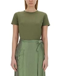 Aspesi - Solid Crew Neck T-Shirt - Lyst