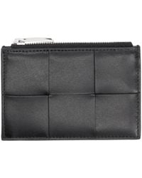 Bottega Veneta - Card Holder "Cassette" With Zipper - Lyst