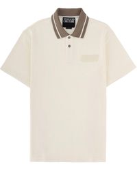 Versace Jeans Couture - Polo Con Patch Logo - Lyst