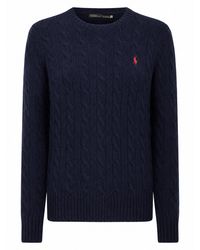 Polo Ralph Lauren - Maglia A Trecce - Lyst