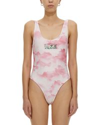 ROTATE BIRGER CHRISTENSEN - Printed Swimwear - Lyst