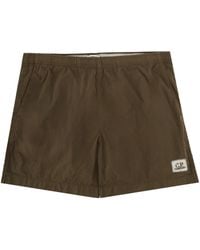 C.P. Company - C. P. Company Costume Da Bagno Con Logo - Lyst