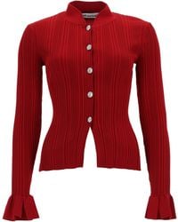 Self-Portrait - Viscose Cardigan - Lyst