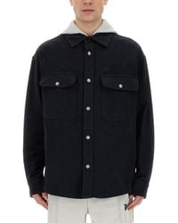Palm Angels - Shirt-Jacket With Monogram - Lyst