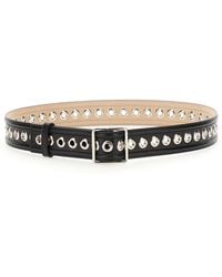 McQueen - Eyelet Belt - Lyst