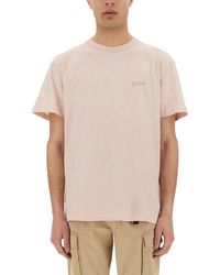Woolrich - Flamed Cotton T-Shirt - Lyst