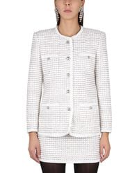 Alessandra Rich - Tweed Jacket - Lyst