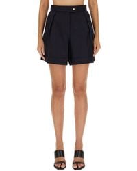 McQueen - Regular Fit Wool Cargo Shorts - Lyst