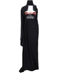 Balenciaga - Abito "The Door" Lungo Drappeggiato - Lyst
