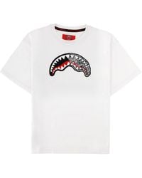 Sprayground - T-Shirt Con Stampa Shark - Lyst