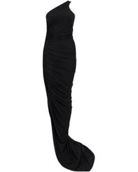Rick Owens - Abito Lungo Monospalla - Lyst