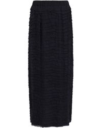 Alysi - Gonna Midi Con Ruches - Lyst