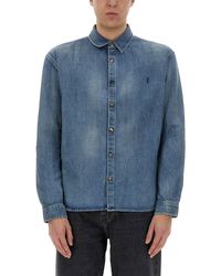 Saint Laurent - Denim Shirts - Lyst