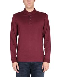 BOSS by HUGO BOSS Polo With Logo Embroidery in Red for Men | Lyst