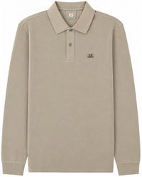 C.P. Company - C. P. Company Polo A Maniche Lunghe - Lyst