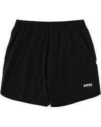 BOSS - Shorts Con Logo - Lyst