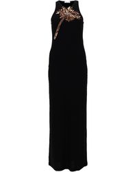 Rabanne - Abito Con Dettaglio Palma - Lyst