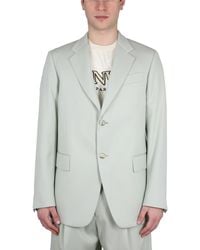 Lanvin - Boxy Jacket With Notched Lapels - Lyst