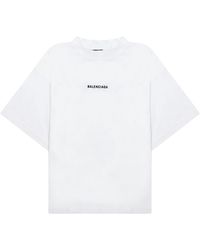 Balenciaga - Cropped T-Shirt Cotton T-Shirts - Lyst