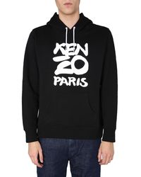 kenzo felpa nera e bianca