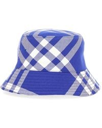 Burberry - Bucket Check Hat-Donna - Lyst