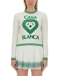 Casablanca - Jersey With Logo - Lyst