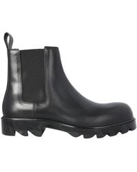 Bottega Veneta - Leather Ankle Boots For - Lyst