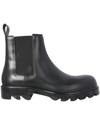 Bottega Veneta - Leather Ankle Boots For - Lyst