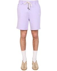 MOUTY - Logo Embroidery Bermuda - Lyst