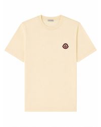 Moncler - T-Shirt Con Patch Logo - Lyst