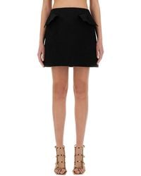 McQueen - Wool Skirt - Lyst