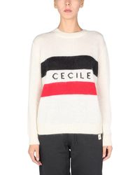 Metallic Logo Rainbow Sweater 