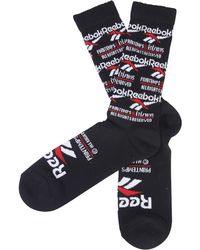 Reebok Cl Printemp Ete Crew Calzino Uomo Nero