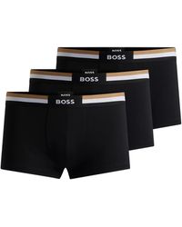 BOSS - Pack Of Three Boxers - Lyst